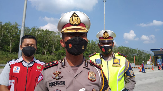 Perpanjangan PPKM, Ini Sejumlah Titik Tol di Lampung yang Dilakukan Penyekatan (2)