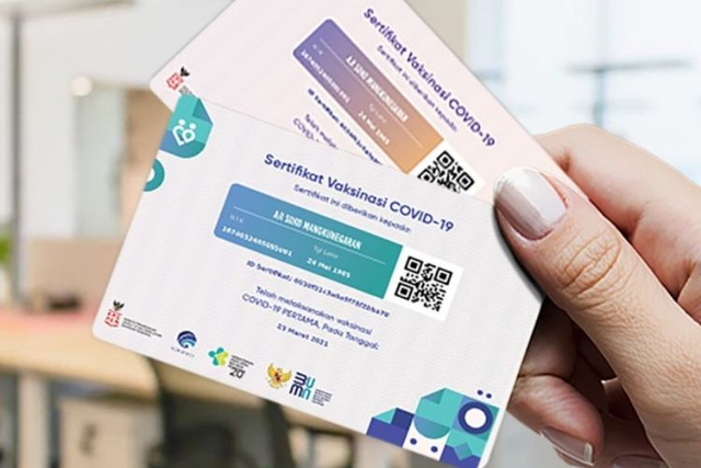 Sertifikat vaksin Covid-19/kumparan.com