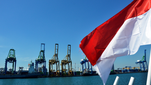 Ilustrasi pertumbuhan ekonomi Indonesia. Foto: Abriawan Abhe/ANTARA FOTO