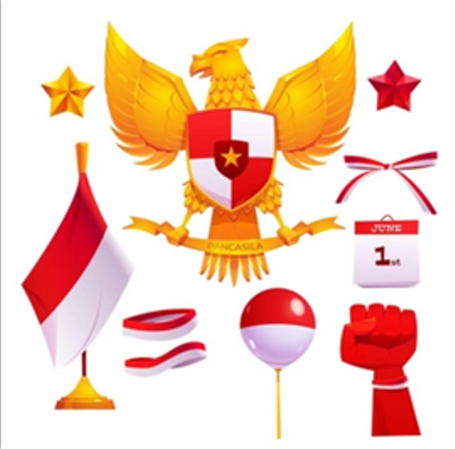 Ilustrasi pancasila dan nilai-nilai yang terdapat pada pancasila. https://www.freepik.com/