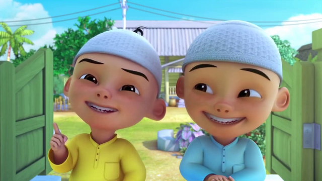 Ilustrasi Film Anak Islami "Upin dan Ipin". Foto: Youtube