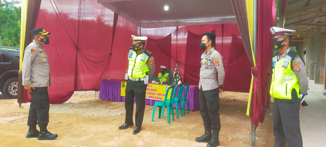Siapkan Surat Jalan, Ini 5 Titik Penyekatan di Tulang Bawang Barat, Lampung (4)