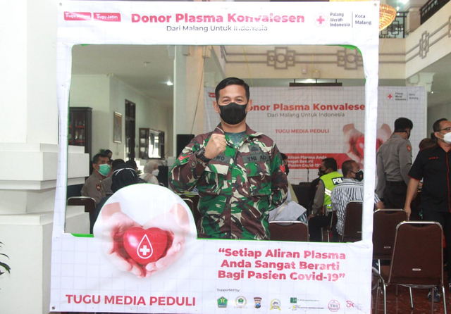 Peserta Donor Plasma Konvalesen. Foto: Rubianto