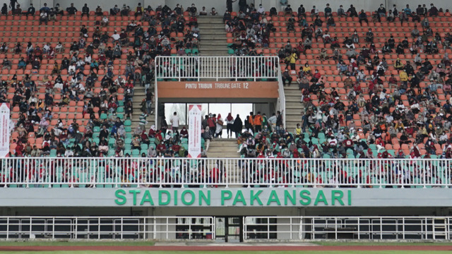 Ilustrasi Stadion Pakansari Bogor, Sabtu (14/8/2021). Foto: Dok. Kadin