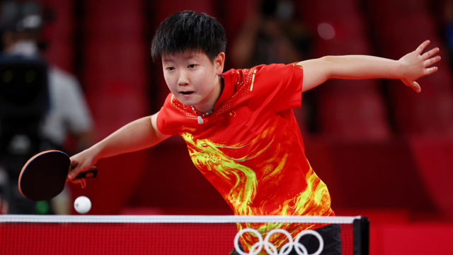 Atlet tenis meja China, Sun Yingsha. Foto: Luisa Gonzalez/REUTERS