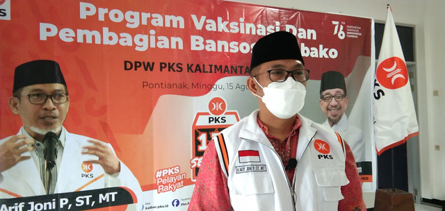Ketua DPW PKS Kalbar, Arif Joni. Foto: Dok Hi!Pontianak.
