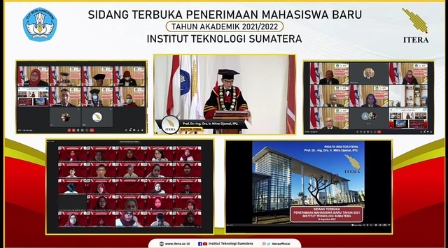 Itera Kukuhkan 4.674 Mahasiswa Baru Tahun Akademik 2021/2021 (2)