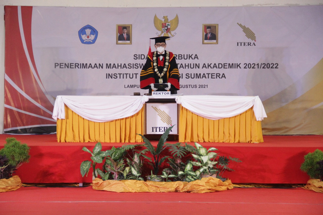 Itera Kukuhkan 4.674 Mahasiswa Baru Tahun Akademik 2021/2021 (3)