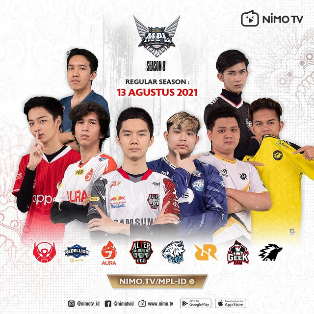 MPL Season 8 akan segera dimulai! Foto: https://www.instagram.com/mpl.id.official/