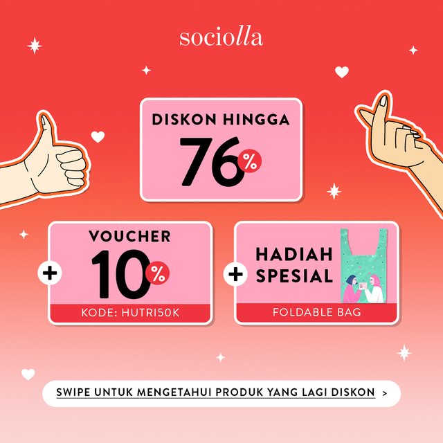 Promo Kemerdekaan dari Sociolla Foto: Instagram @sociolla