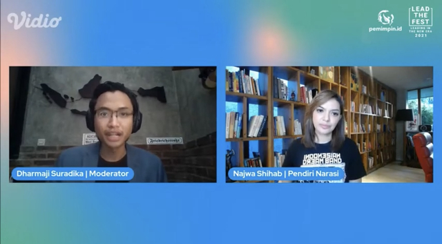 Saat Sesi Talkshow Webinar Spesial "Leading Change Without Authority" Berlangsung (16/08/2021)