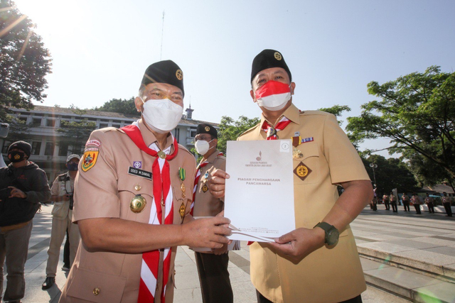 HUT Ke-60 Pramuka, Oded Ajak Kolaborasi Lawan Covid-19