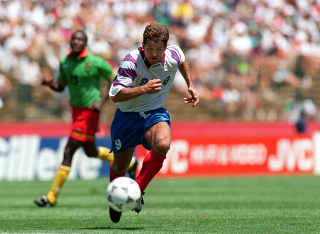 Oleg Salenko, eks pemain Timnas Rusia.  Foto: Getty Images