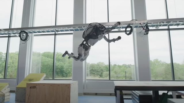 Aksi robot Atlas buatan Boston Dynamics. Foto: Boston Dynamics via YouTube