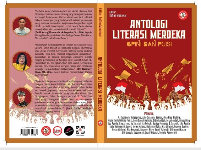 Cover Buku Antologi Literasi Merdeka (Opini dan Puisi) dok. Pribadi.