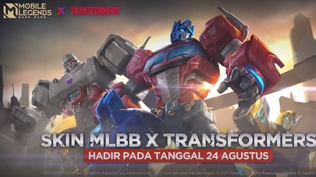 Mobile Legends x Transformers (Sumber: Mobile Legends Bang Bang)