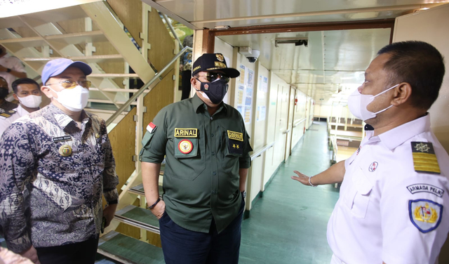 Kapal Isolasi Apung KM Lawit Tiba di Lampung, Kapasitas 419 Bed (2)