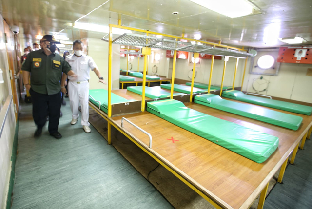 Kapal Isolasi Apung KM Lawit Tiba di Lampung, Kapasitas 419 Bed (3)