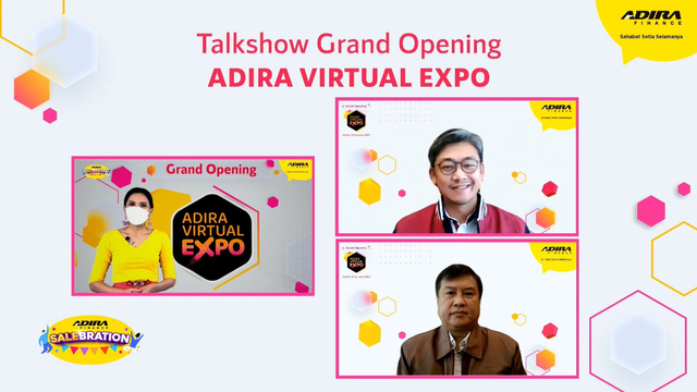 Konferensi pers Adira Virtual Expo. Foto: istimewa.