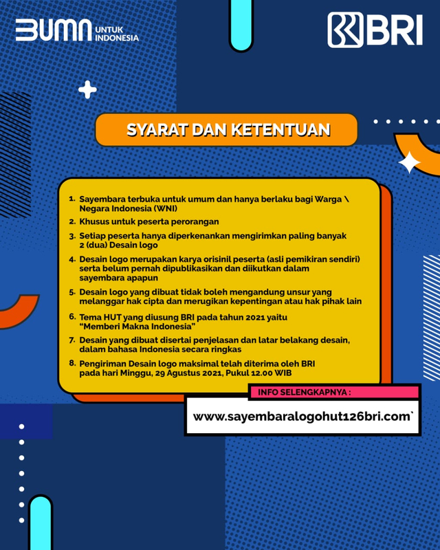 Sambut Hut Ke 126 Bri Gelar Sayembara Desain Logo Berhadiah Rp 45 Juta Kumparan Com<script async src=