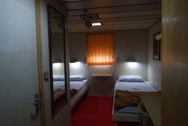 Melihat KM Lawit: Tempat Isolasi Terapung Bagi Pasien COVID-19 di Lampung (7)