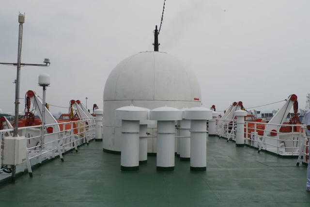 Melihat KM Lawit: Tempat Isolasi Terapung Bagi Pasien COVID-19 di Lampung (8)