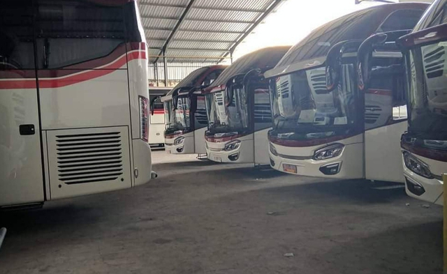 15 Bus Baru PO Primajasa. Foto: dok. Instagram Mayasari Bakti Group