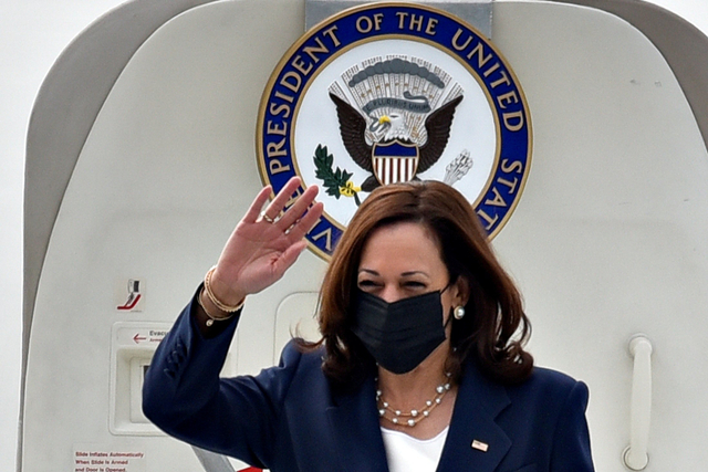 Wakil Presiden AS Kamala Harris. Foto: Caroline Chia/REUTERS