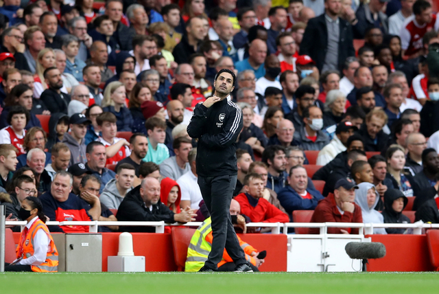 Manajer Arsenal Mikel Arteta. Foto: David Klein/Reuters