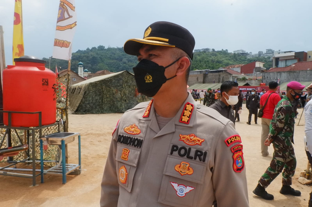 Penyekatan Jalan di Bandar Lampung Menyesuaikan dengan Status PPKM dari Pusat (2)