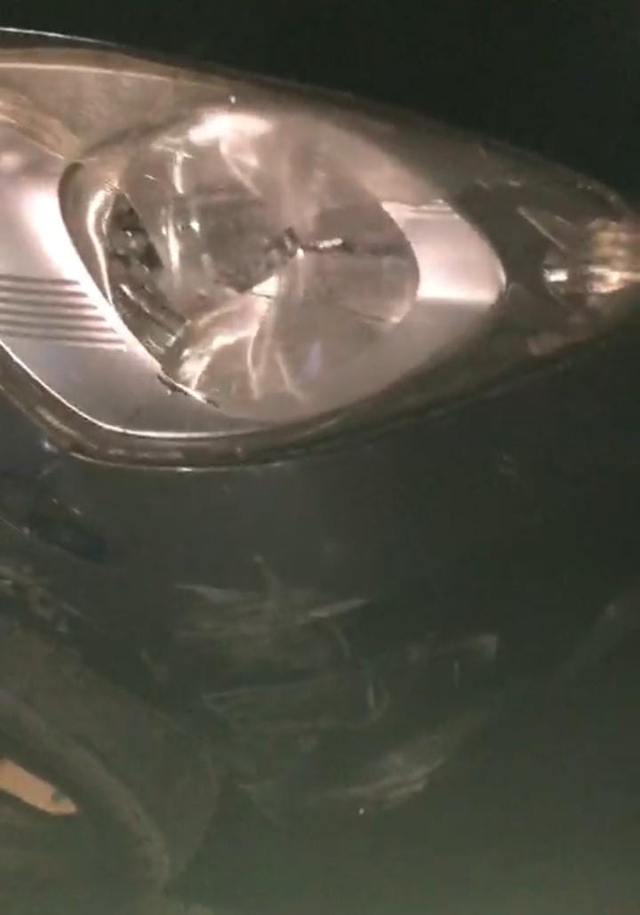 Pulang dari Pantai, Mobil Honda Jazz di Bandar Lampung Dirusak Orang Tak Dikenal (2)