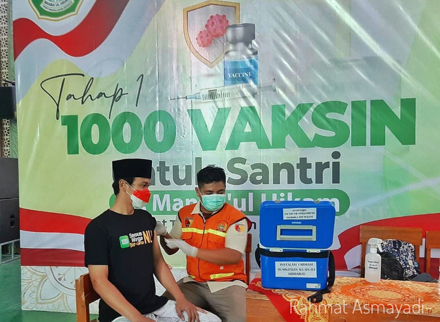 Foto Istimewa : Achmad Ardillah - Peserta Vaksinasi