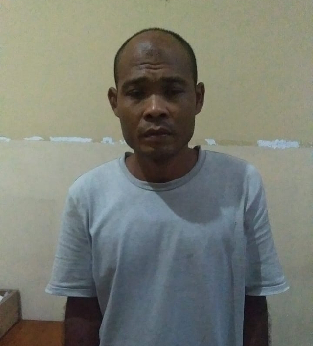 Pria berinisial HSS saat diamankan di Kantor Satpol PP Kotawaringin Barat/InfoPBUN/foto: IST