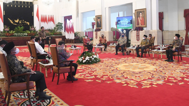 Pertemuan Presiden Joko Widodo dan Pimpinan Parpol di Istana, Rabu (25/8). Foto: Dok. Istimewa
