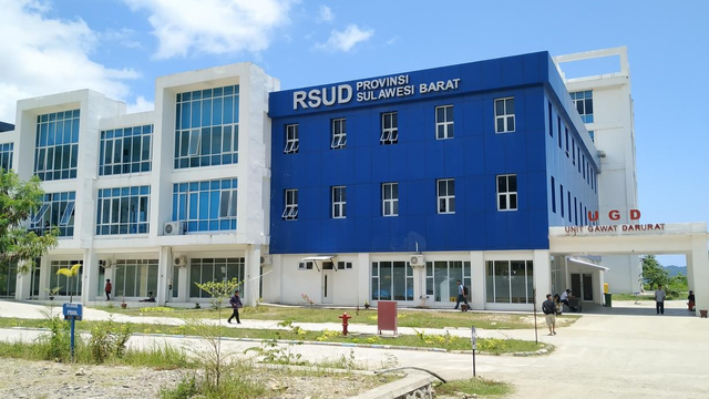 RSUD Provinsi Sulawesi Barat yang menjadi rumah sakit rujukan pasien COVID-19 tengah berpolemik. Foto: Dok. Istimewa