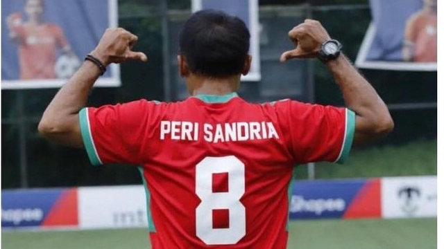 Legenda Liga Indonesia, Peri Sandria. Foto: Dok Peri Sandria