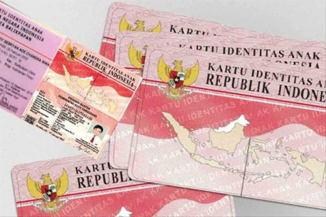 Ilustrasi Kartu Identitas Anak. Foto: Portal Informasi Indonesia