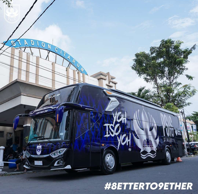 Bus PSIS Semarang. Foto: dok. Instagram PSIS