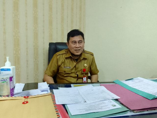 Kepala Dinas Pendidikan Barito Utara, Ardiansyah saat ditemui di ruangannya, Senin (30/8).