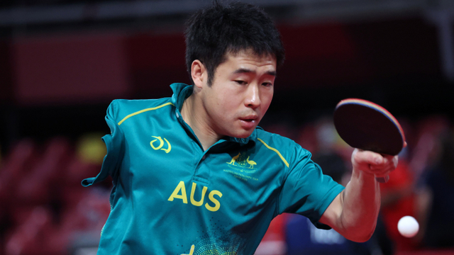 Atlet tenis meja Australia, Lin Ma di Paralimpiade Tokyo 2020.  Foto: Ivan Alvarado/REUTERS