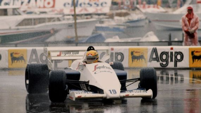 Ayrton Senna, Monca Gran Prix 1984. (Mike Powell/Getty Images)
