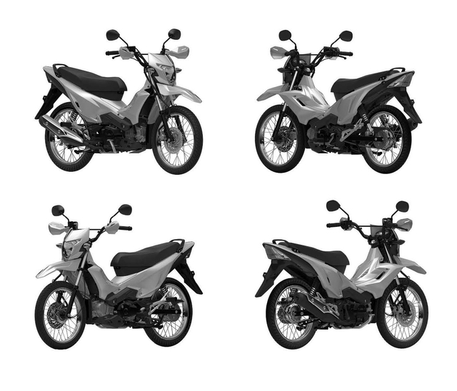 Honda Daftarkan Paten Bebek Trail XRM125 di Indonesia, Konsumsi BBM 65,4 Km/l (46514)
