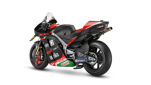 Tampak belakang dari RS-GP 2021 Foto: Aprilia