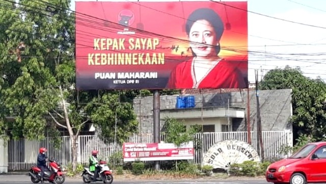 Baliho Puan Maharani di Jawa Tengah. Foto: Dok. Istimewa