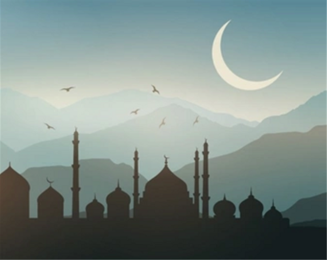 Ilustrasi masjid sebagai rumah Allah. https://www.freepik.com/