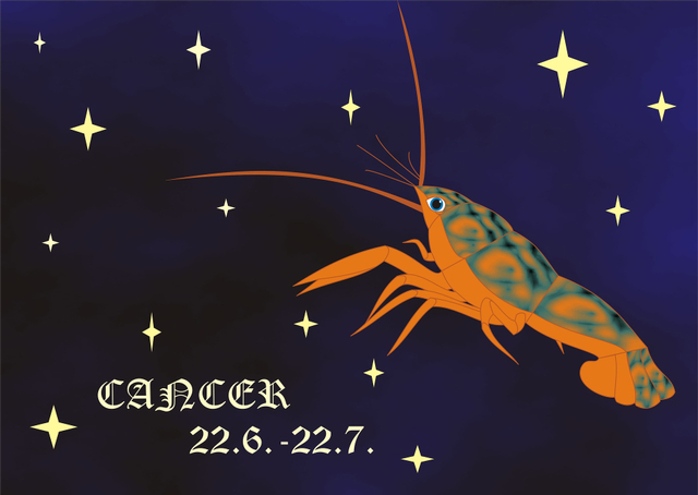 Ilustrasi zodiak Cancer, Sumber: pixabay