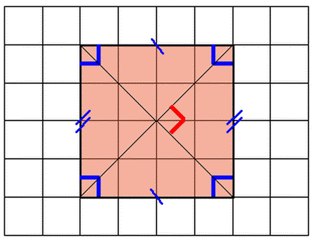 Tidak semua bangun datar dapat melakukan simetri lipat dan simetri putar. Foto: Wikipedia