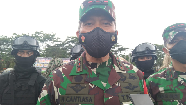 Pangdam XVIII Kasuari Mayjen TNI I Nyoman Cantiasa, foto: Yanti/Balleo News