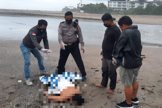 Penemuan mayat di pantai Batu Belig, Badung, Bali - IST