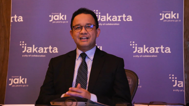 Gubernur DKI Jakarta Anies Baswedan menghadiri secara virtual acara U20 Mayor Summit 2021 bersama para pemimpin G20 pada Jumat (3/9). Foto: PPID DKI Jakarta